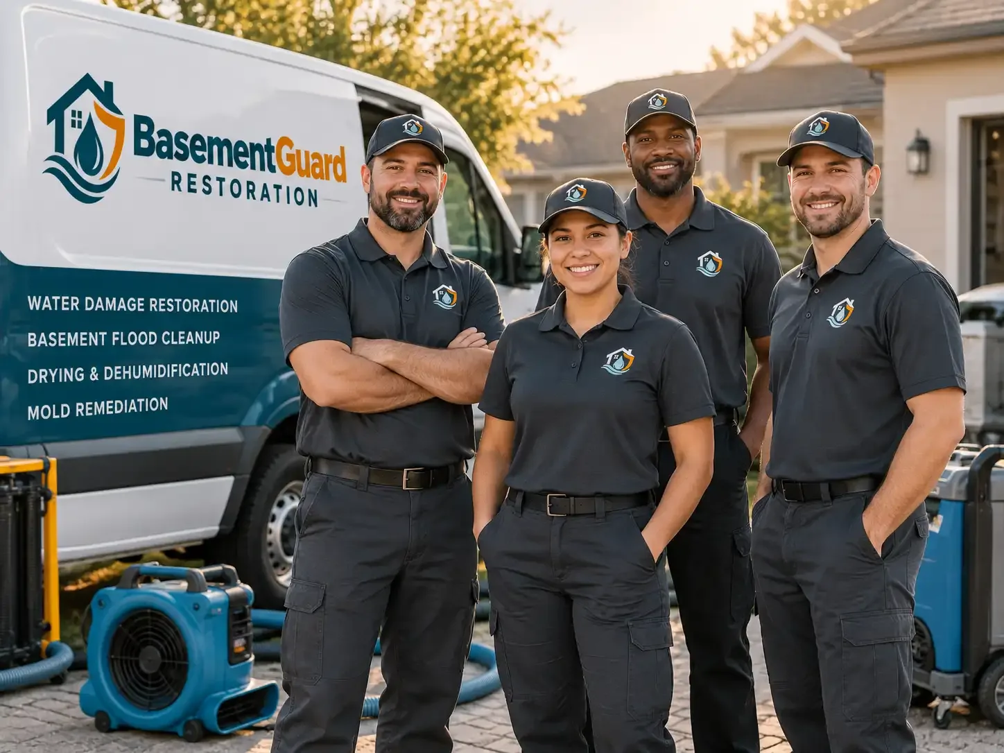Basement Water Damage Restoration company in Grantville, KS